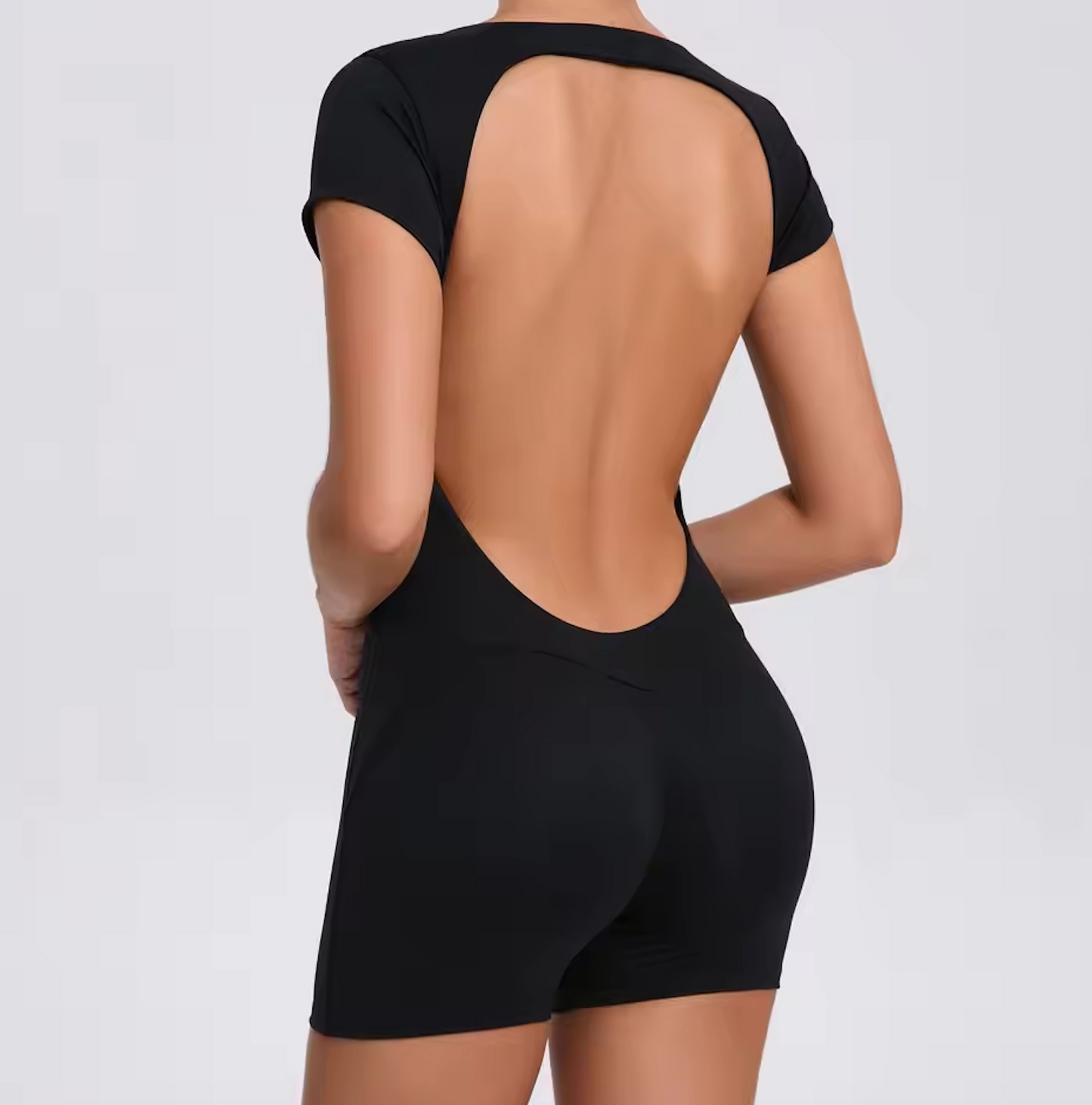 Backless Sculpt Romper