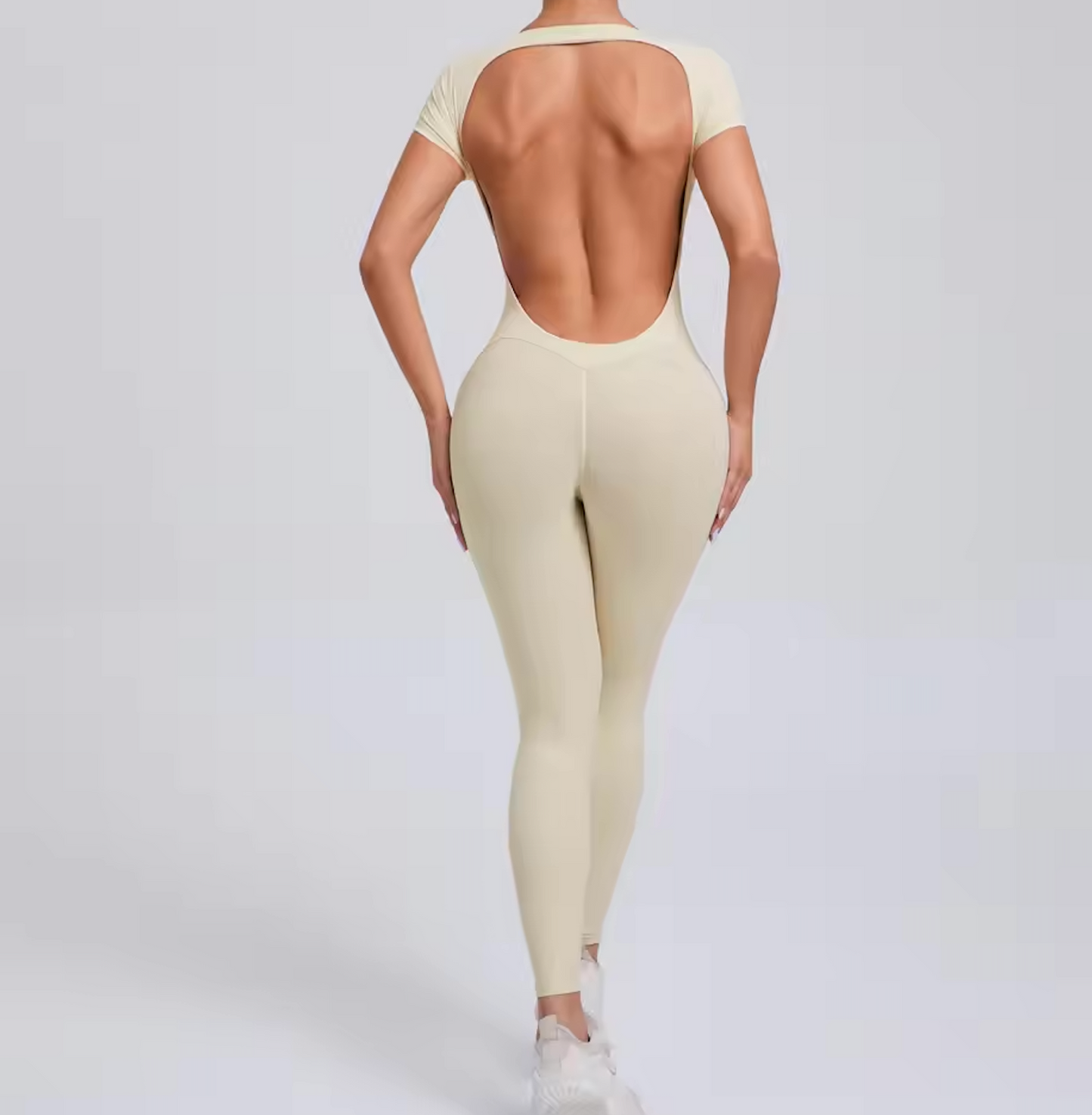 Sculpt Backless Jumpsuit