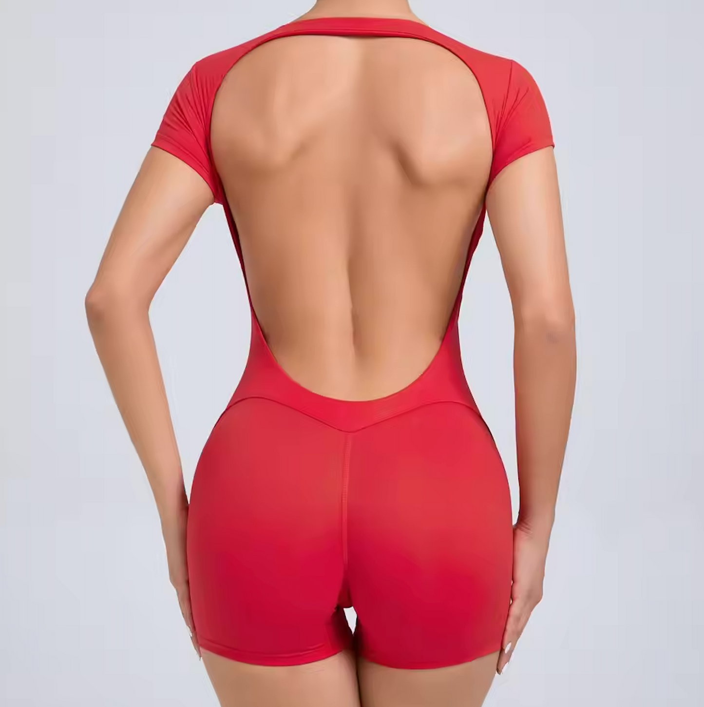 Backless Sculpt Romper