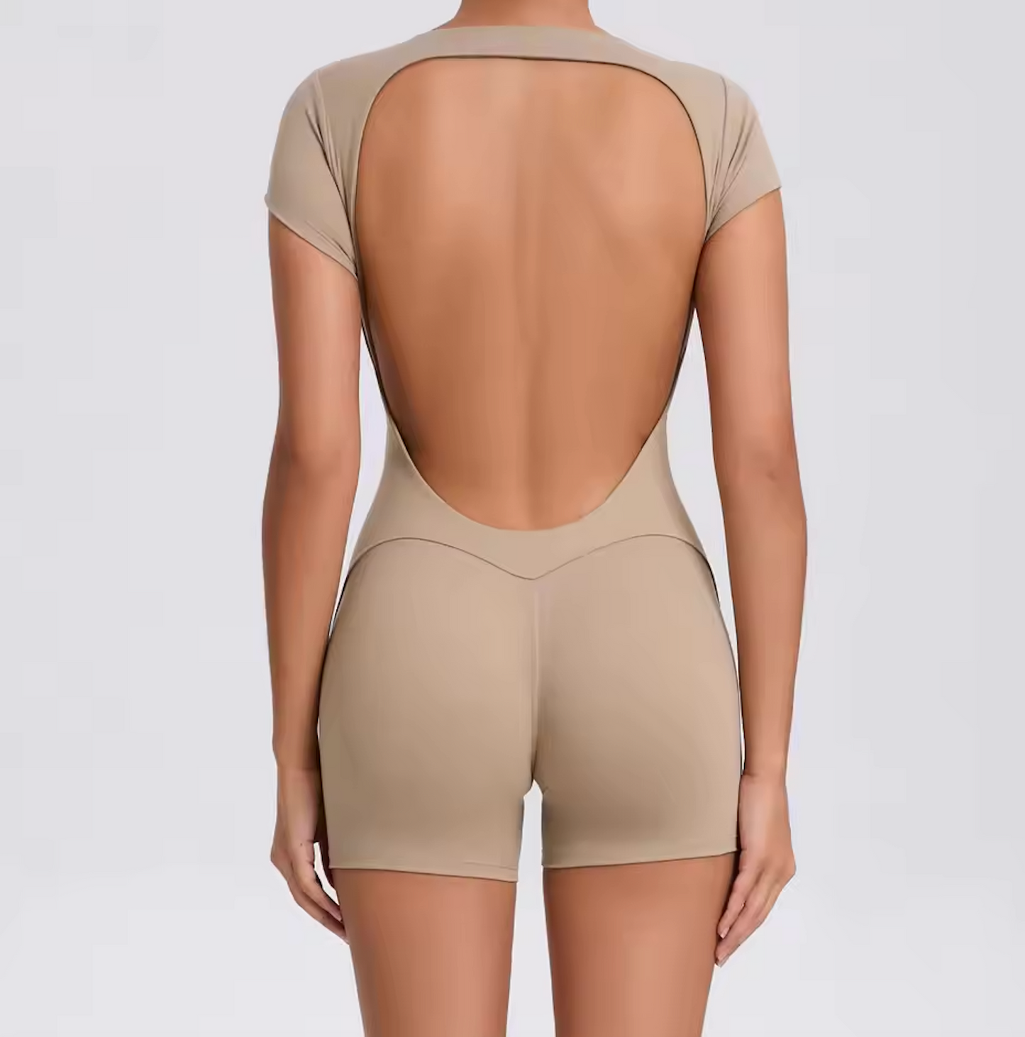 Backless Sculpt Romper