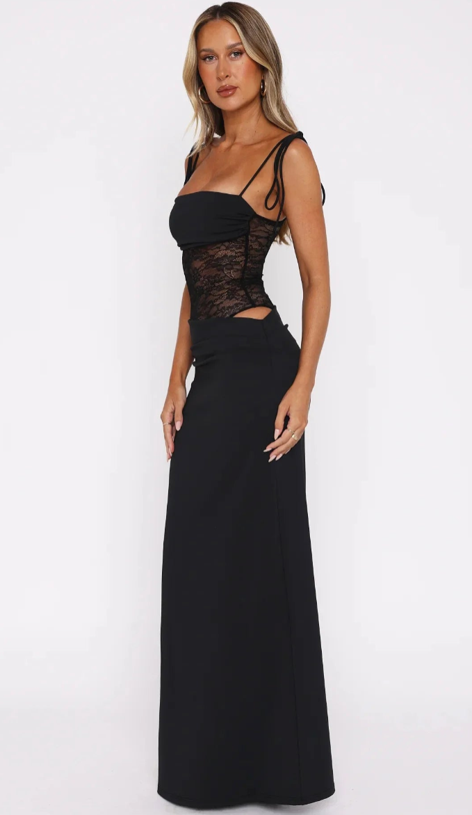 Nuvèl - Lila Lace Maxi Dress