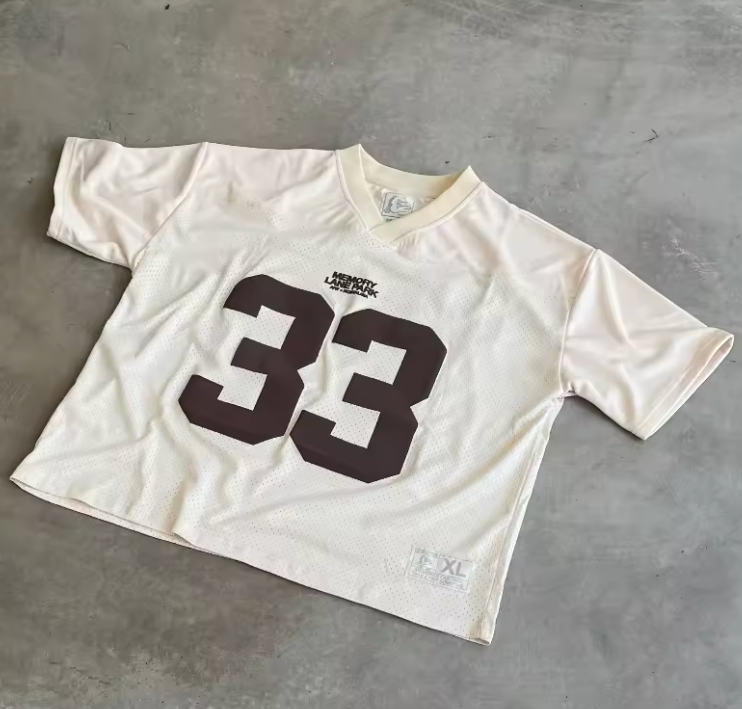 Nuvèl Retro Football Jersey