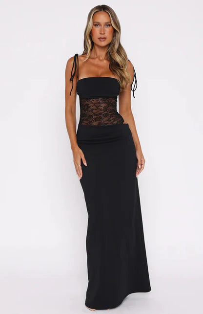 Nuvèl - Lila Lace Maxi Dress