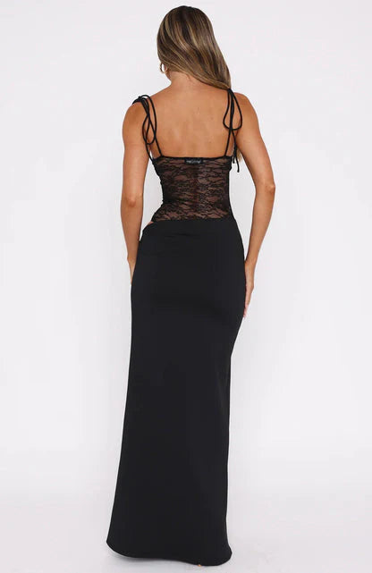 Nuvèl - Lila Lace Maxi Dress