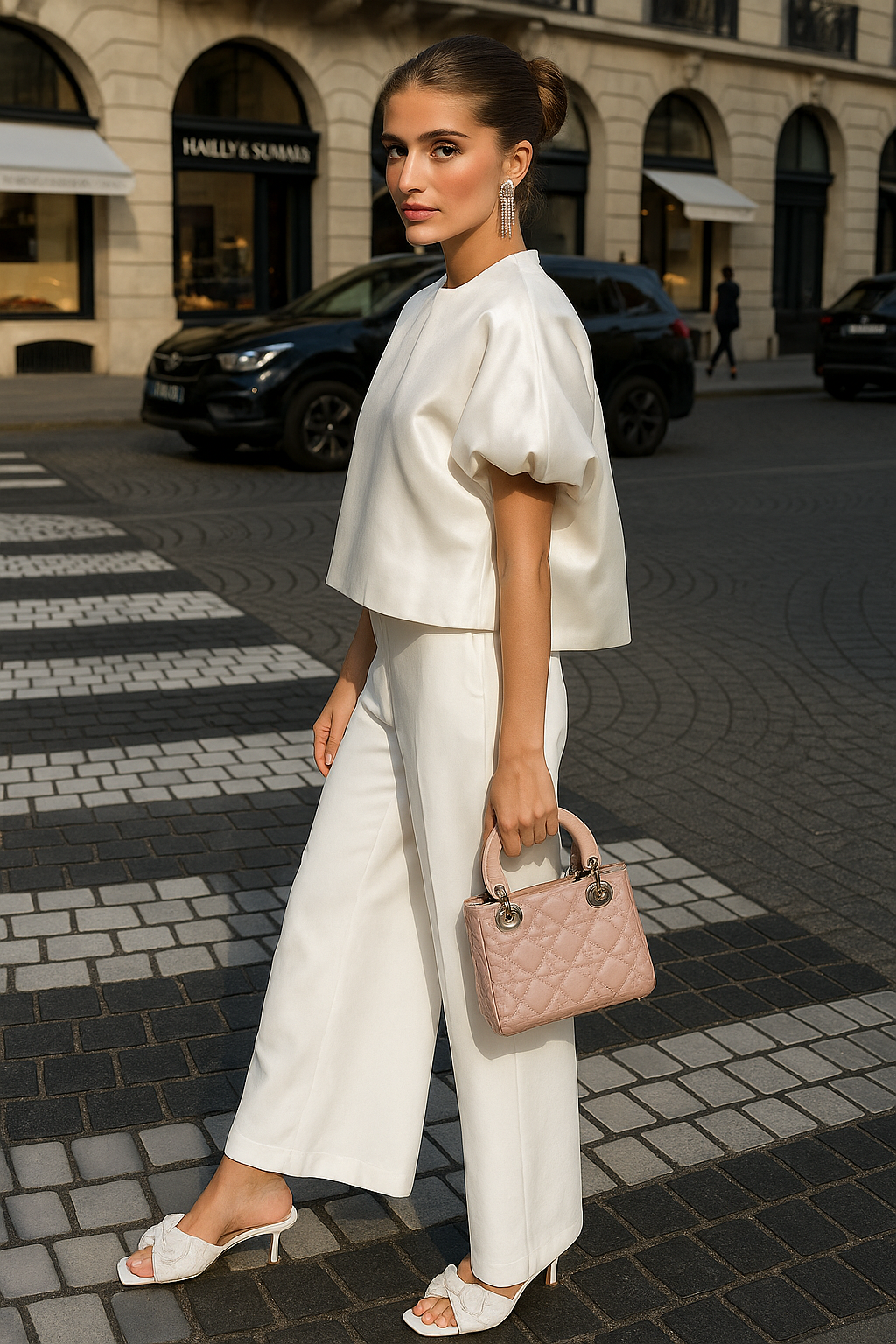 The Parisian Luxe Puff Blouse