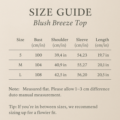The Blush Breeze Top