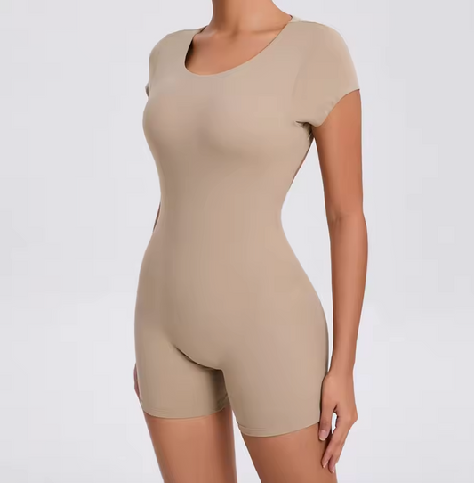 Backless Sculpt Romper