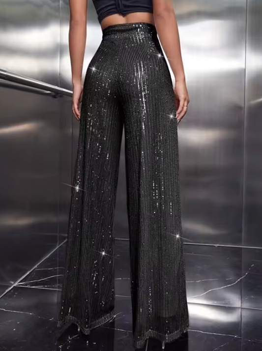 Midnight Sequin Trousers