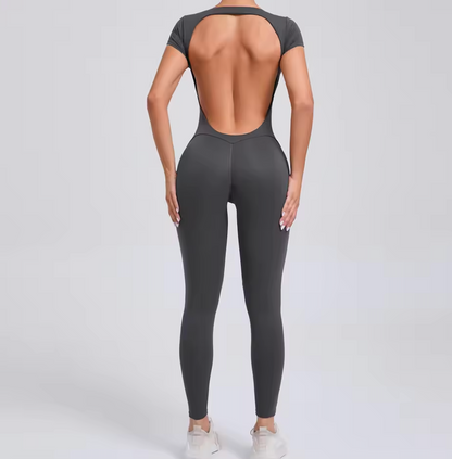 Sculpt Backless Jumpsuit