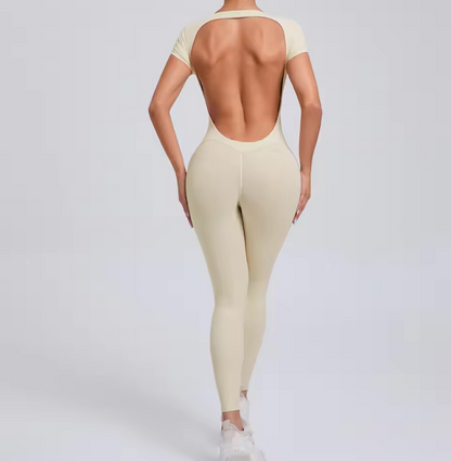 Sculpt Backless Jumpsuit