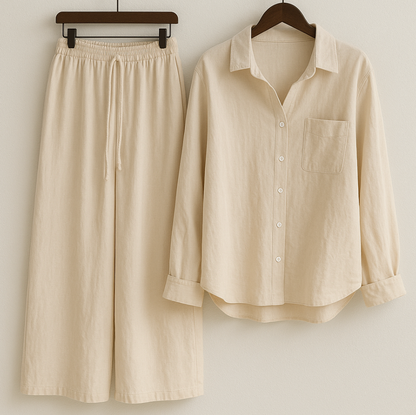 Relaxed Linen Lounge Set